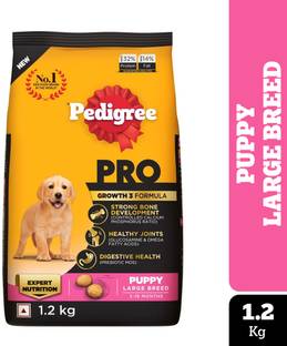 PEDIGREE Large Breed (3-18 Months) Chicken 1.2 kg Dry Young Puppy Food