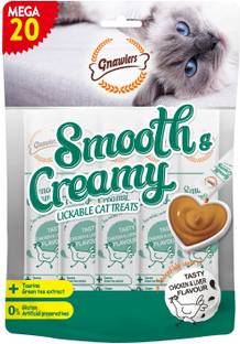 Gnawlers Creamy Cat Treats with Liver Flavour for Cats 300g. Sold by DogsNCats Liver 0.3 kg Wet Adult, Senior, Young Cat Food