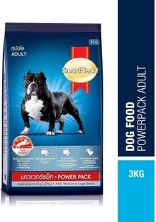 smart heart SMARTHEART Adult Dry Dog Food Power Pack Chicken 3 kg Dry Adult Dog Food
