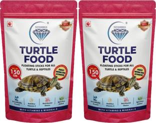 Nitishree TURTAL FOOD & Tortoise food - 300 gm Sea Food 0.3 kg (2x0.15 kg) Dry Adult, New Born, Senior, Young Turtle Food