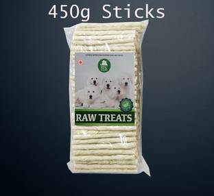 BARKZ & CLLAWZ Dog Chew Stick|Milky Rawhide Chew Sticks Chicken 0.45 kg Dry Adult, Young Dog Food