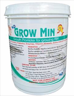 Grow Min Growth Promoter for Growin Fish 1 kg Dry New Born Fish Food