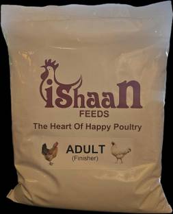 Ishaan ( Adult Feed ) Ideal for Broiler, Layer, Country, Rooster, Duck,Qual,Turkey,Emu Spice 8 kg Dry Adult Bird Food