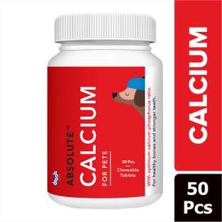 Drools Drools Absolute Calcium Tablet- Dog Supplement, 50 Pieces Chicken 0.2 kg Dry Adult Dog Food