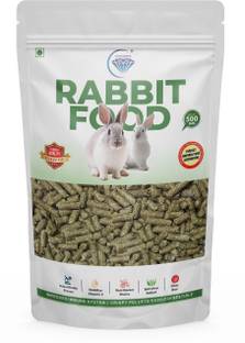 Nitishree Premium Adult Pellet Rabbit Food, Nutritionist Choice (Rabbit Food 500 gm) Vegetable 0.5 kg Dry Adult, Senior, Young Rabbit Food
