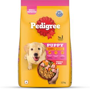 PEDIGREE Puppy Chicken, Milk 1.2 kg Dry New Born Dog Food