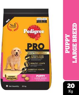 PEDIGREE Large Breed (3-18 Months) Chicken 20 kg Dry Young Puppy Food