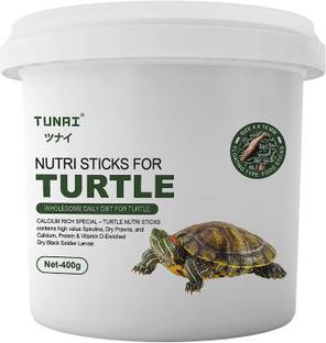 TUNAI 3in1 Formula Nutri Sticks Wholesome Diet Calcium Rich Special Turtle Food 0.4 kg Dry Adult, New Born, Senior, Young Turtle Food