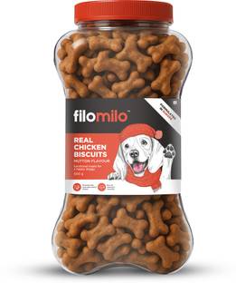 Filomilo Real Chicken Dog Biscuits Flavour Mutton 0.5 kg Dry Adult Dog Food