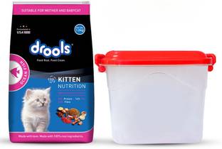 Drools With Container Ocean Fish 1.2 kg Dry Young Cat Food