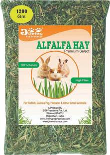 Jimmy Alfalfa Hay for Rabbit hay Guinea Pig & Hamster 1.2Kg 1.2 kg Dry Adult Rabbit Food