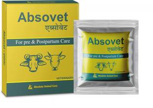 ABSOLUTE ANIMAL CARE Absovet Cattle Feed Supplement (15g) for Pre & Postpartum Care 0.015 kg Dry Adult, Senior, Young Cow Food