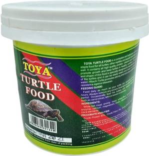 Toya Turtle food Bucket Spirulina added Aquatic Turtle food 500g 0.5 kg Dry New Born, Young, Adult Turtle Food