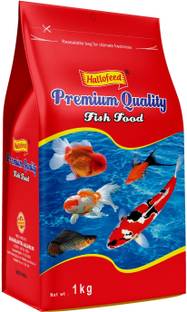 Hallofeed Fish Food 1kg for goldfish Aquarium Fish 1 kg Dry Adult Fish Food