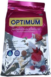 Optimum 1 kg Highly Nutritious Natural Fish food Shrimp 1 kg Dry Young Fish Food