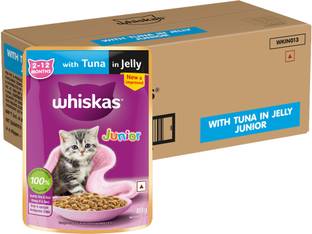 Whiskas (2-12 Months) Tuna 4.48 kg (56x0.08 kg) Wet Young Kitten Food