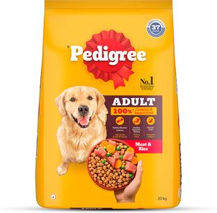 PEDIGREE Meat, Rice 20 kg Dry Adult Dog Food
