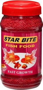 STAR FARMS Star Bite Fish Food Fast Growth, 35%Protein Nutrient-rich fish food for aquarium 0.4 kg Dry Young, Adult, Senior Fish Food