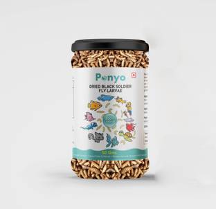 Ponyo Black Soldier Fly Larvae Bell Pepper 0.06 kg Dry Young Fish Food