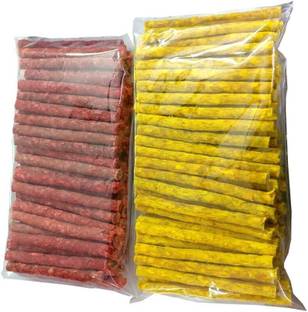 BARKZ & CLLAWZ Chew Mix Flavours 900 Gram Dogs Snacks,Treats Chicken & Mutton 0.9 kg Dog Food Chicken, Mutton 0.9 kg Dry Adult, Young Dog Food