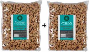 Aviean International Dog Puppy Biscuits Combo Offer (0.7 KG+0.7 KG) Chicken 1.4 kg (2x0.7 kg) Dry New Born, Senior Dog Food