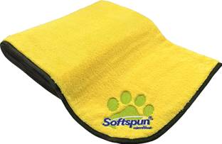 SOFTSPUN Microfiber pet towel dog & cat Grooming Gloves for Dog & Cat