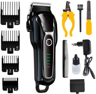 Dazzel Flex Beard & Hair 538 Trimmer Rechargeable Professional Hair Trimmer Fully Waterproof Trimmer 300 min  Runtime 4 Length Settings