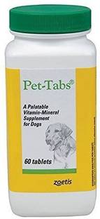 Zoetis PET TABS 60, Palatable Vitamin-Mineral Supplement for dogs Pet Health Supplements