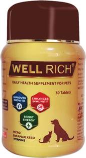 skyec WELL RICH Daily Health Supplement for Pets 30 Tablets Pet Health Supplements