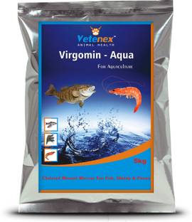 VETENEX Virgomin-Aqua - Chelated Mineral Mixture Powder Supplement for Fish,Prawn,Shrimp and Aquatic Animals - 5kg Pet Health Supplements