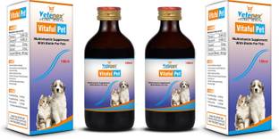 VETENEX Vitaful Pet - Multivitamin Syrup For Dogs and Cats (100ml x 2) Combo - Pack of 2 Pet Health Supplements