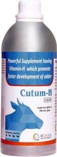 vet cure quick CUTUM-H Liquid Udder Growth Supplement for Cattle, Buffalo & Livestock Pet Health Supplements