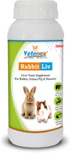 VETENEX Rabbit Liv - Liver Tonic Supplement for Rabbit, Guinea Pig & Hamsters - 500 ML Pet Health Supplements
