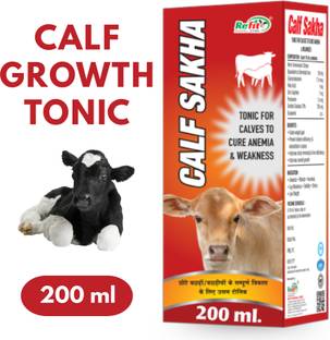 REFIT ANIMAL CARE Calf Growth Tonic Liquid Feed Supplement Syrup Pet Health Supplements