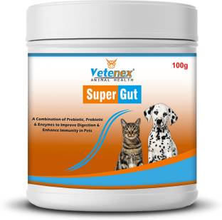 VETENEX Super Gut - Pre & Probiotics Gutwell Digestive Supplement for Dogs & Cats Pet Health Supplements