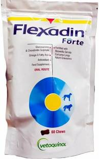 Vetoquinol FLEXADIN FORTE JOINT SUPPORT CHEWABLE TABLETS FOR DOGS & CATS 60 CHEWS Pet Health Supplements