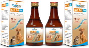 VETENEX Koff Out Pet - Cough Syrup For Dog, Puppy and Cats - 200 ML Pet Health Supplements