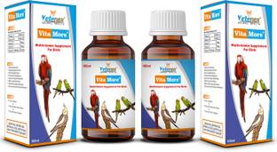 VETENEX VitaMore Plus - Multivitamin Supplement For Birds (100 ml x 2) Combo - Pack of 2 Pet Health Supplements