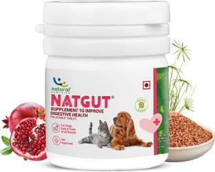 Naturalremedies Natgut Real Chicken Liver 9 Tablets for Dogs, Cats Pet Health Supplements