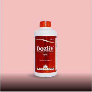 Dozliv Liver & Digestive Tonic For Cattle, Cow, Buffalo, Goat & Farm Animals Pet Health Supplements