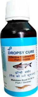 Pond Master Dropsy Cure - Maintain Best FCR and Effective Treatment for Fish & Shrimp Pet Health Supplements