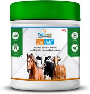 VETENEX Pro Calf Plus - Probiotic, Prebiotic & Enzyme Supplement for Cattle, Buffalo Pet Health Supplements