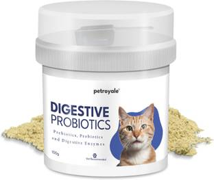 Petroyale Cat Digestive Probiotics, Cat Probiotics and Digestive Enzymes Powder Pet Health Supplements