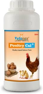 VETENEX Poultry Cal Plus - Calcium Supplement for Poultry - 500 ML Pet Health Supplements