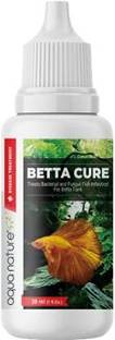 Aquanature Betta Cure Treats Bacterial & Fungal Infection for Betta Fish Tank 30ml Solvent Aquarium Cleaner