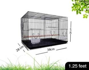 Animaux 15INCH BLACK IMPORTED CAGE FOR LOVE BIRDS FINCHES &RABBIT Bird, Hamster, Rabbit, Squirrel, Chameleon Cage