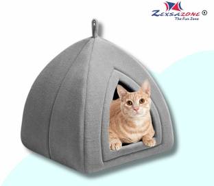 Zexsazone Soft Washable Cat House for Small and Medium Cats, Puppy's Cat House Kittens Cat, Dog House