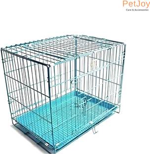 PetJoy 36 Inch Double Door Dog Cage with Removable Plastic Tray - Suitable for Dog, Cat, Monkey, Rabbit, Bird, Squirrel, Chameleon, Snake, Ferret, Guinea Pig, Hamster, Turtle Cage
