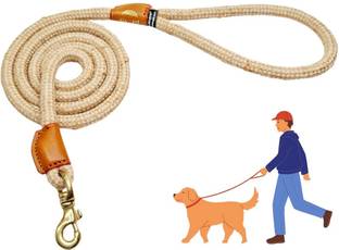 VamaLeathers Eco Friendly Dog Leash I Jute I Anti Slip Leash for Small, Medium & Large Dogs 150 cm Dog Cord Leash
