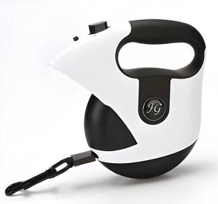 PETZ R US Pet Retractable Leash with Torch 5m Length Control Button For Dogs & Puppies 500 cm Dog Cord Leash